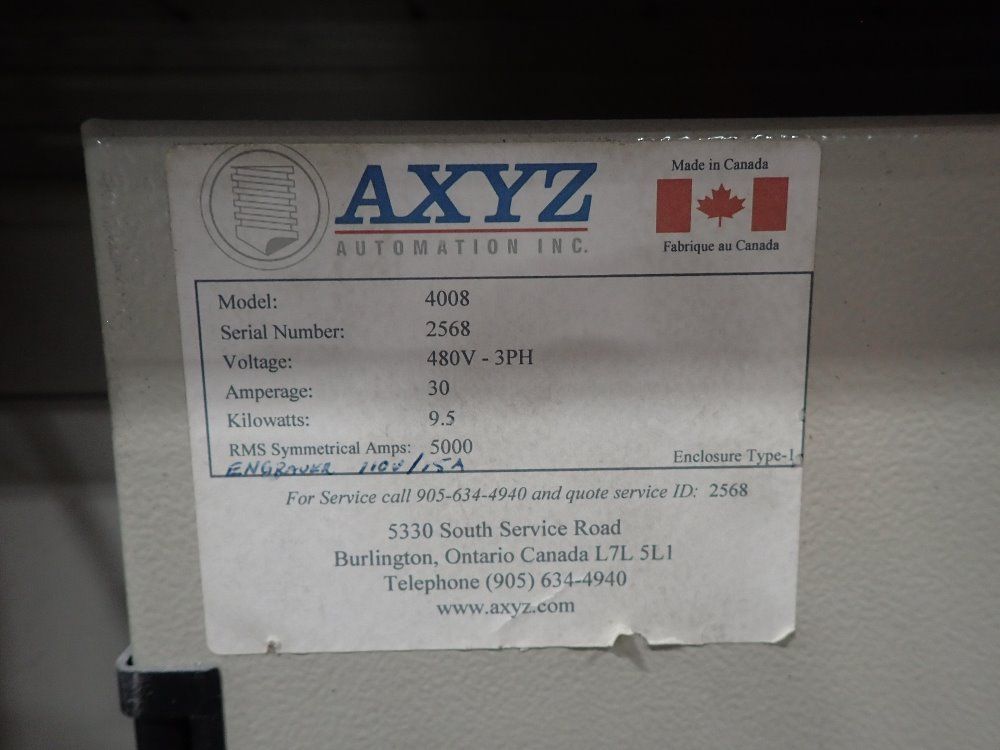 Axyz 4' X 8' Cnc Router - 4008