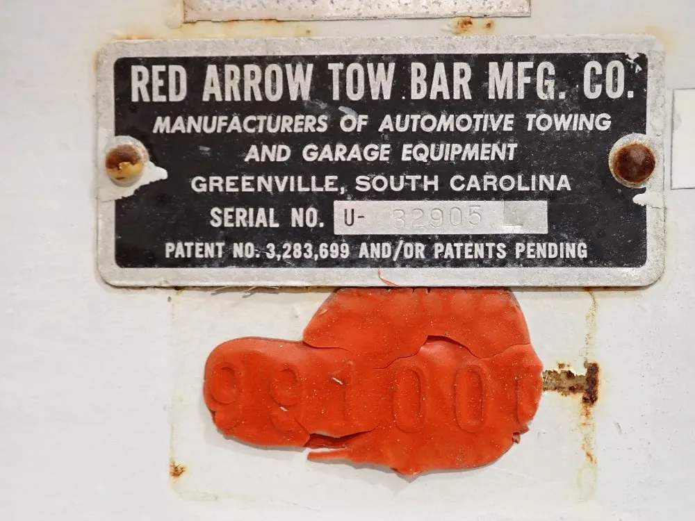 Red Arrow Tow Bar Hydraulic Shop Press - U-32905