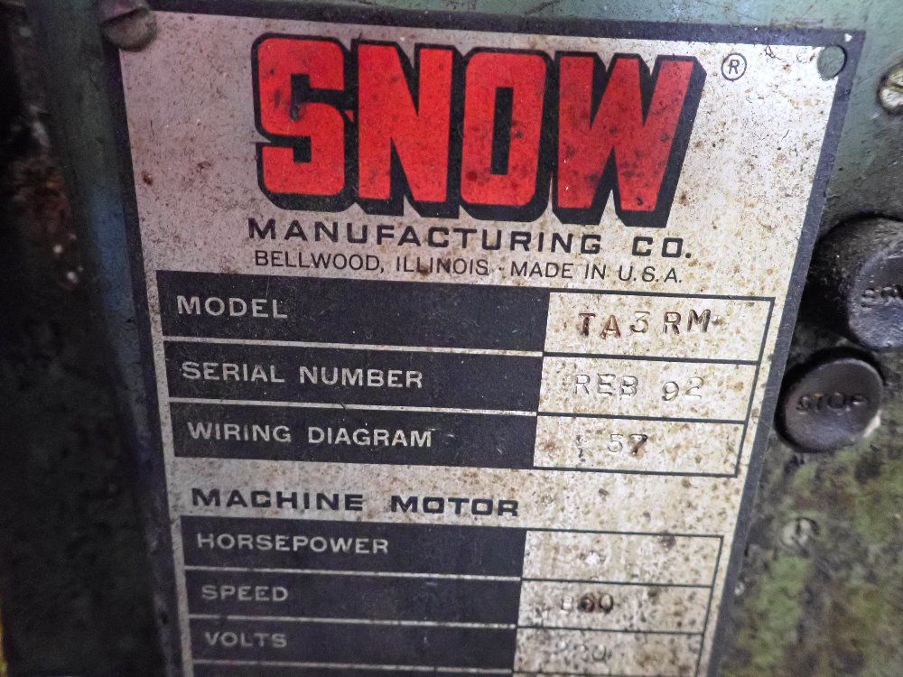 Snow 26"x 11" Tapper - Ta3rm