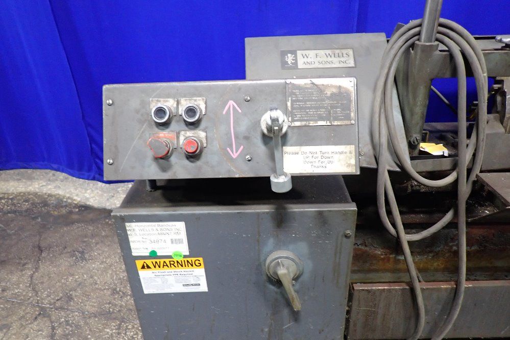 W.f. Wells And Son Inc Horizontal Band Saw