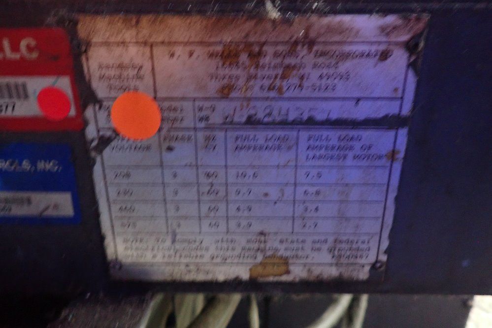 W.f. Wells And Son Inc Horizontal Band Saw