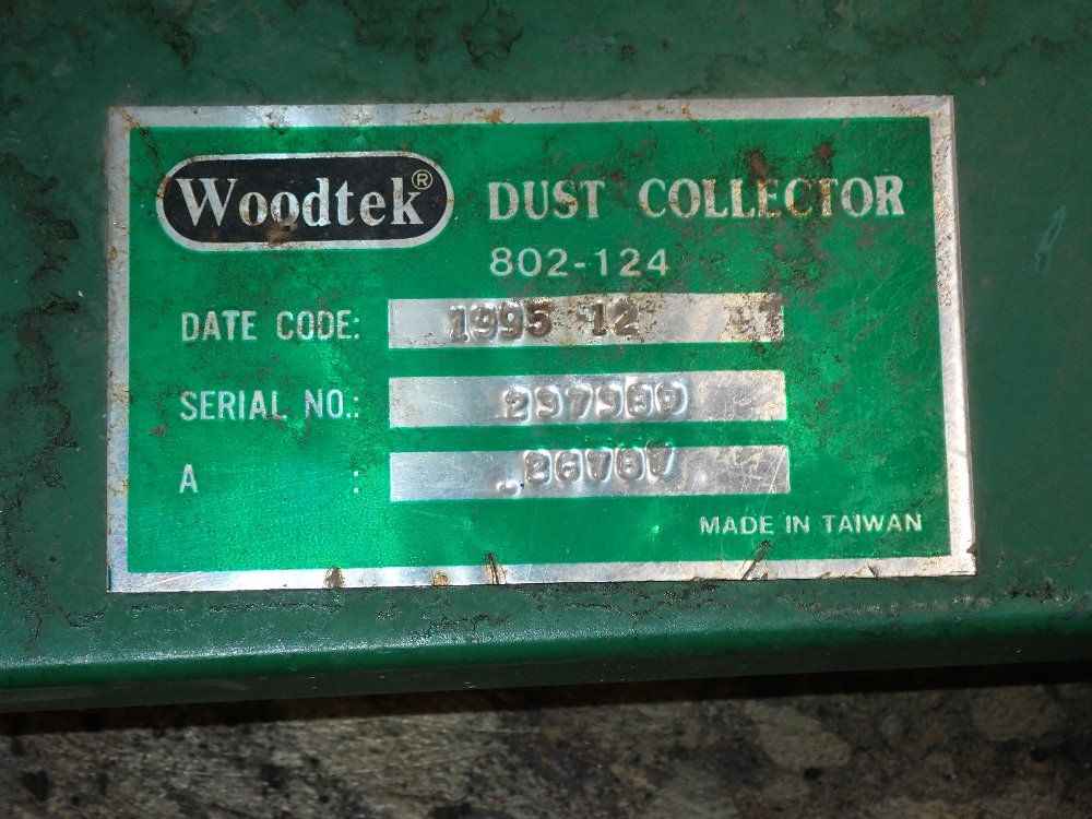 Woodtek 1 Hp Dust Collector - 802-124