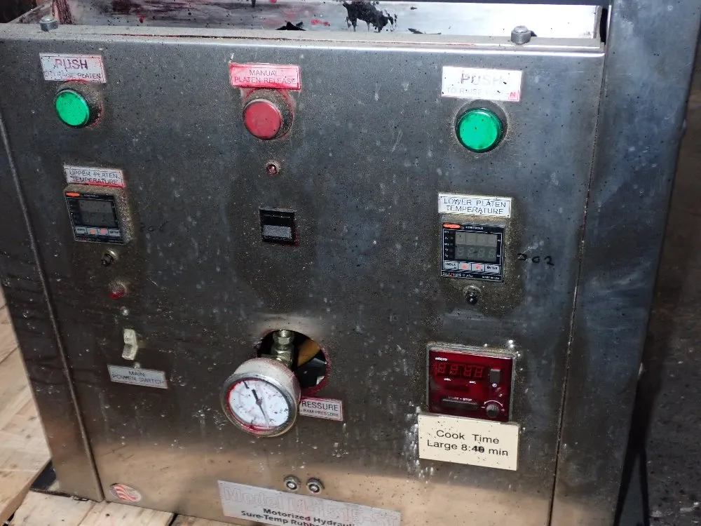 Jackson 15" X 15" Hydraulic Rubber Stamp Press - M-1515-st