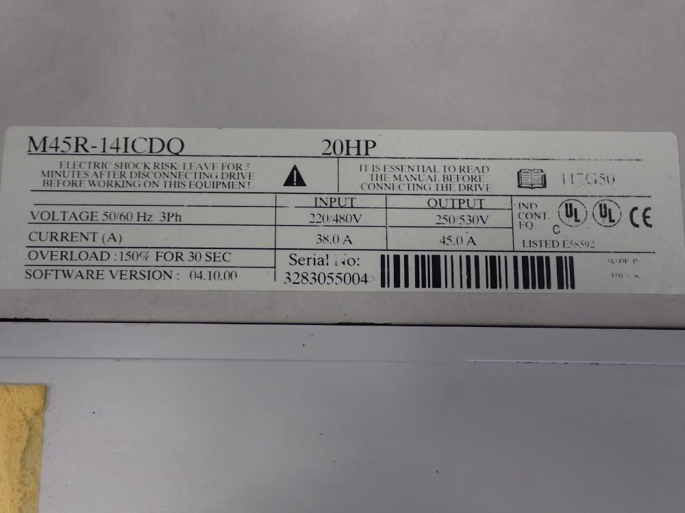 Control Techniques 20 Hp Digital Dc Drive - M45r-14icdq