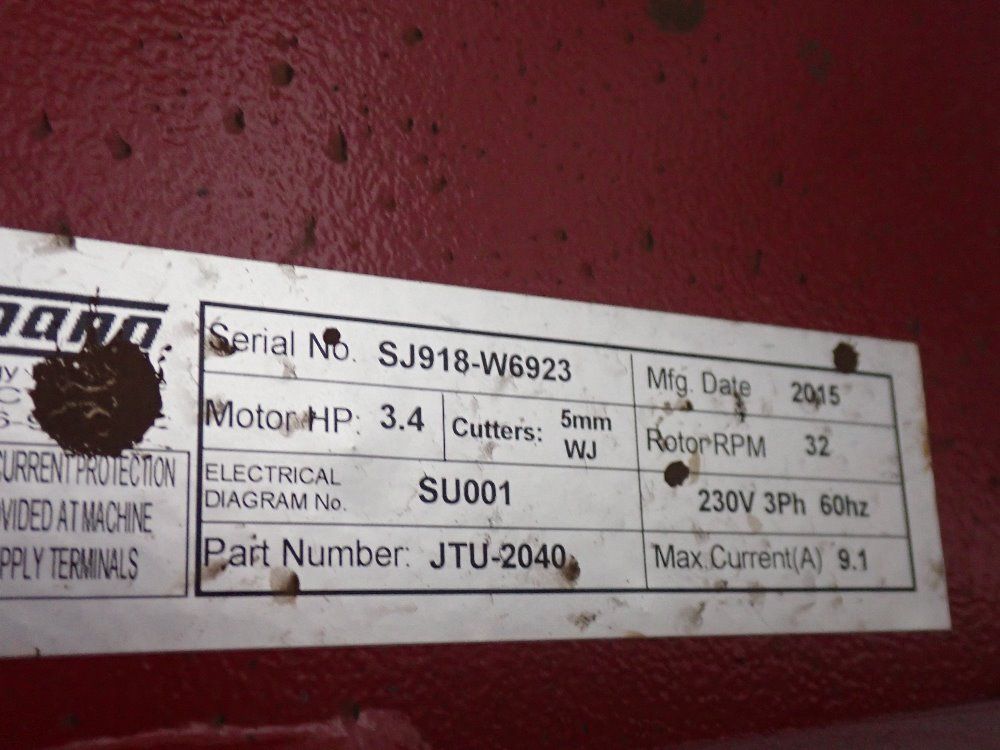 Wittmann 3.4 Hp Granulator