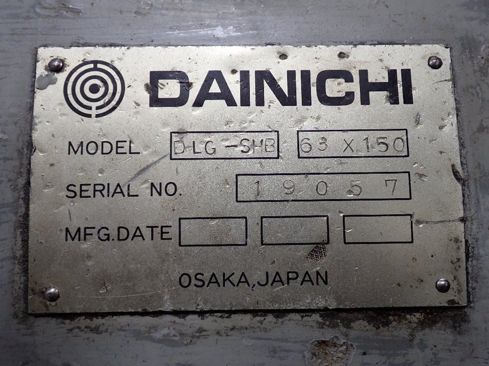 Dainichi 24" / 26" X 65" Gap Bed Lathe - Dlg-shb