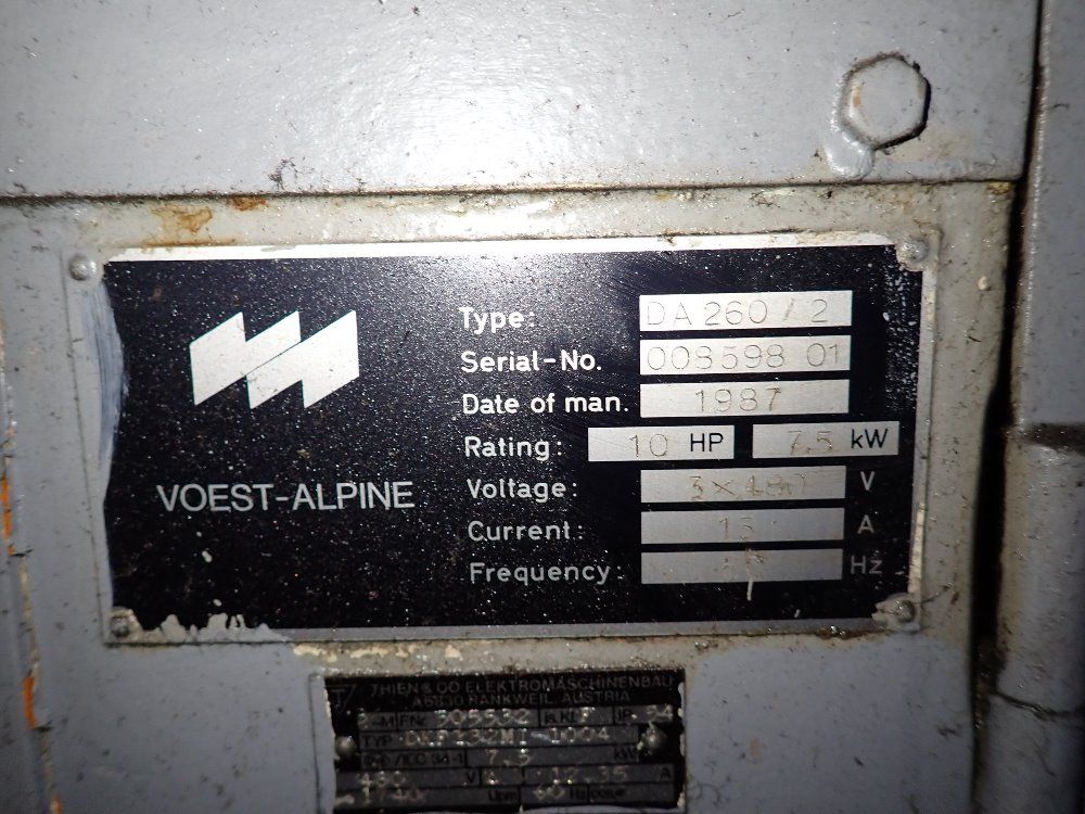 Voest-alpine 21" X 79 1/2" Lathe - Sa 260/2