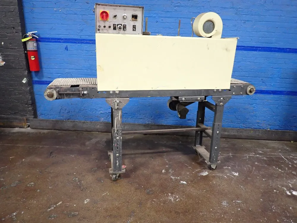 United Silicone 12" X 75" Drying Conveyor