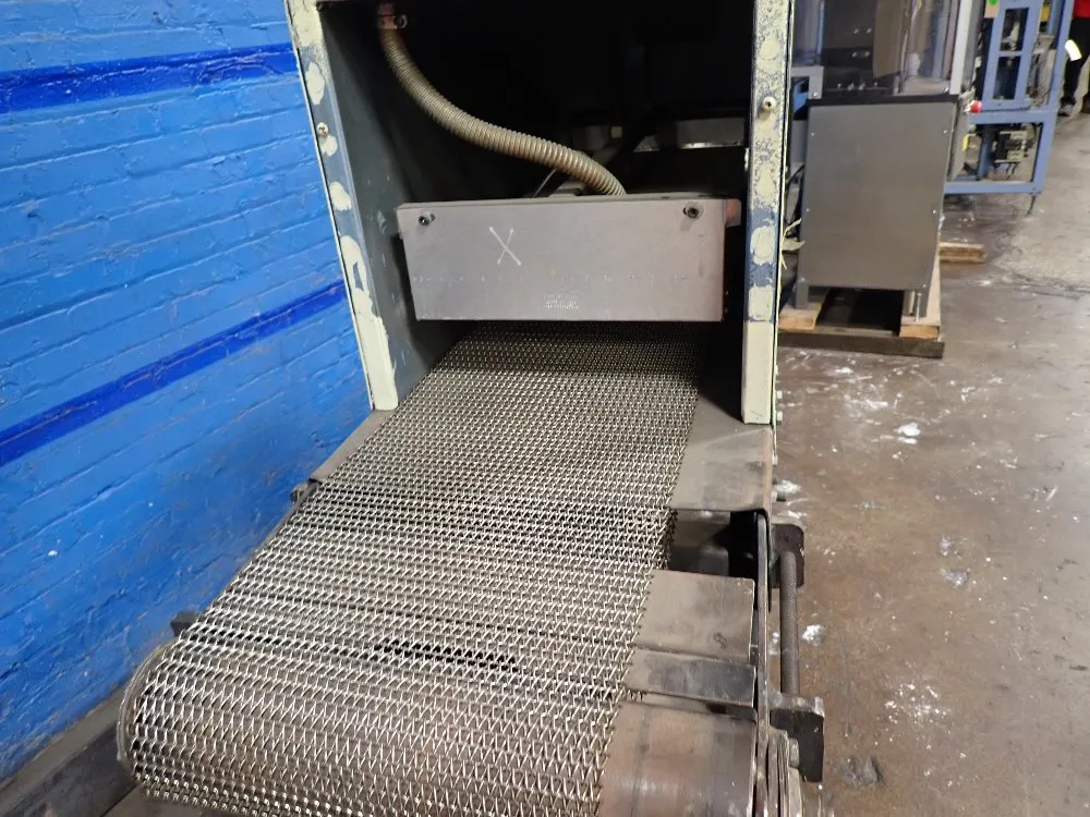 United Silicone 12" X 75" Drying Conveyor