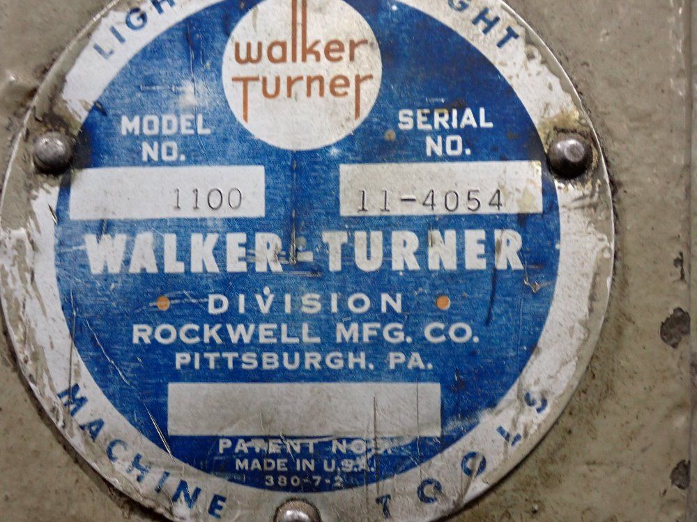Walker Turner Drill Press