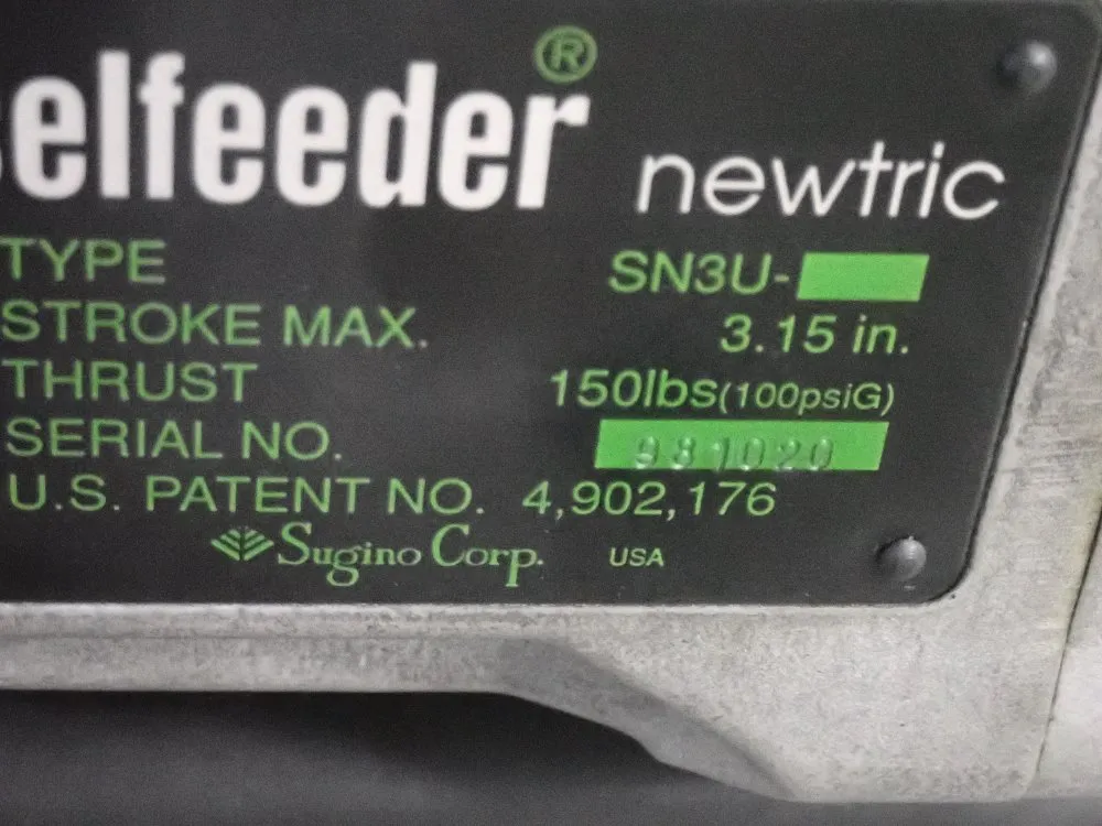 Sugino Corp./selfeeder 1/2 Hp Horizontal Drill - Sn3u