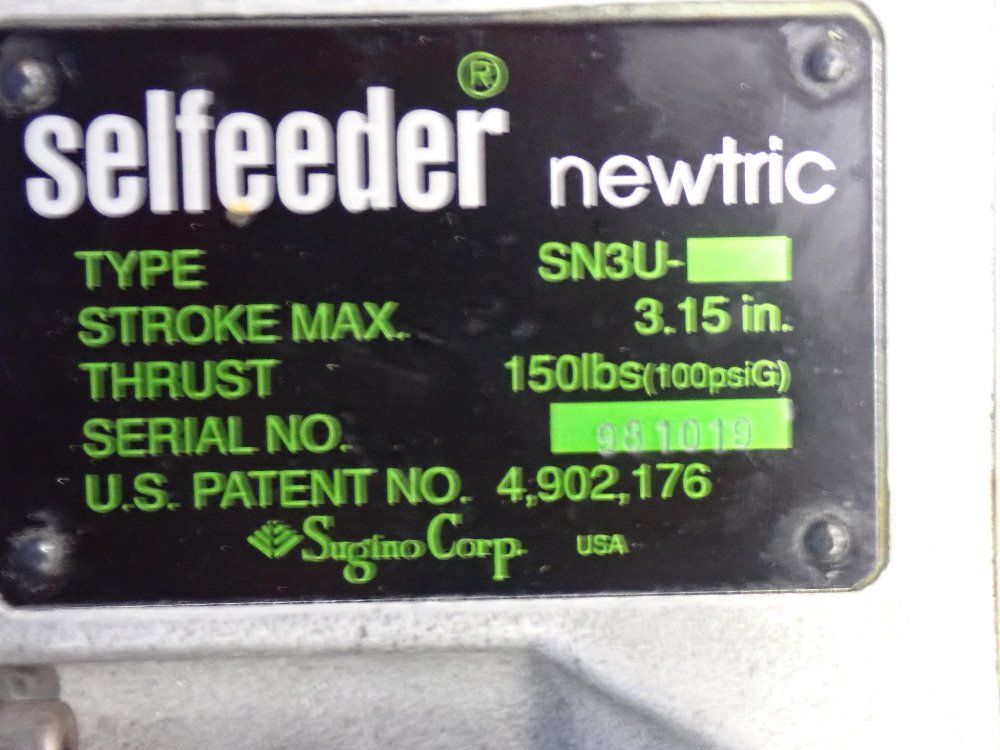 Sugino Corp./selfeeder 1/2 Hp Horizontal Drill - Sn3u