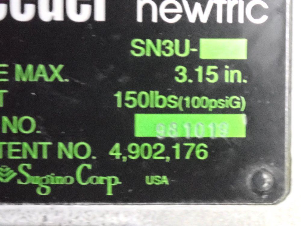 Sugino Corp./selfeeder 1/2 Hp Horizontal Drill - Sn3u