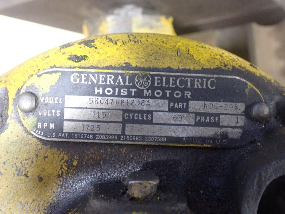 Budgit 1 Ton Hoist - 5kc47ab1838a