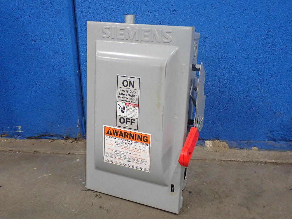 Siemens 60 A/600 V Nonfusible Disconnect - Hnf362