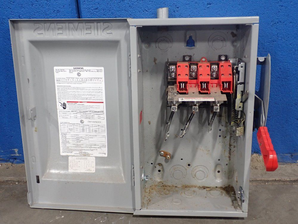 Siemens 60 A/600 V Nonfusible Disconnect - Hnf362