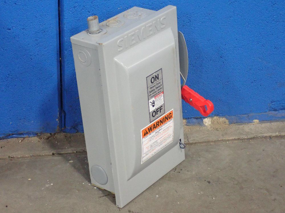 Siemens 60 A/600 V Nonfusible Disconnect - Hnf362