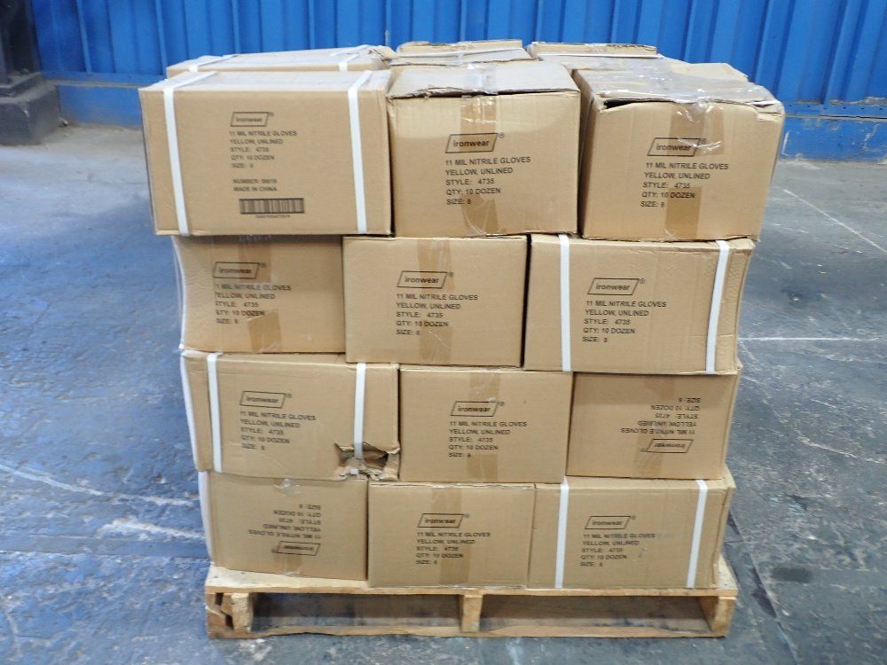 Iron Worker Size 8 Nitrile Gloves - 4735