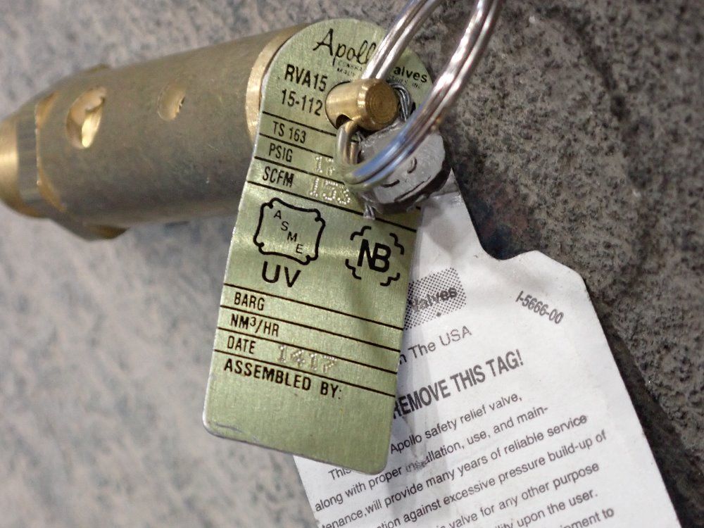 Apollo Valves Safety Relief Valvves - Rva15