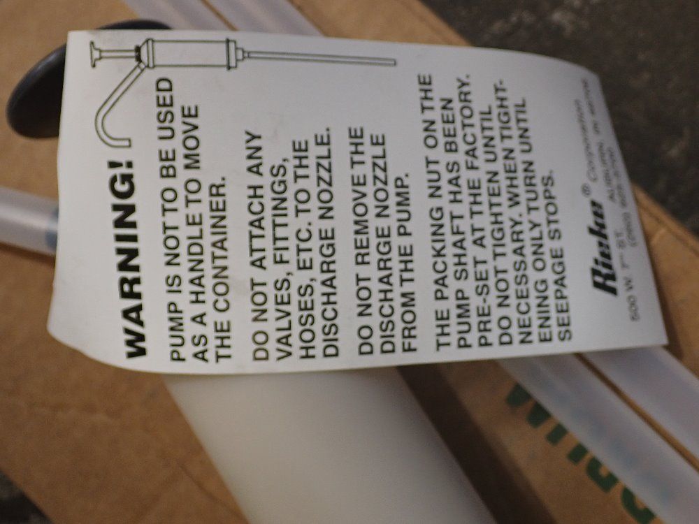 Rieke Plastic Drum Pump - Mr50