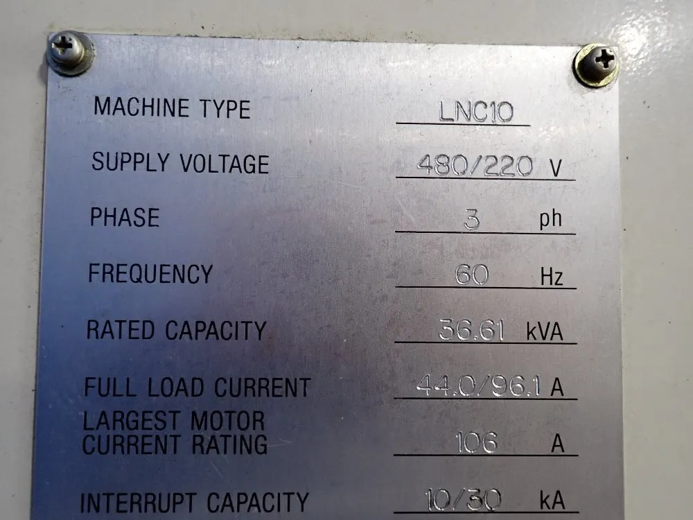 Okuma Cnc Lathe - L1420
