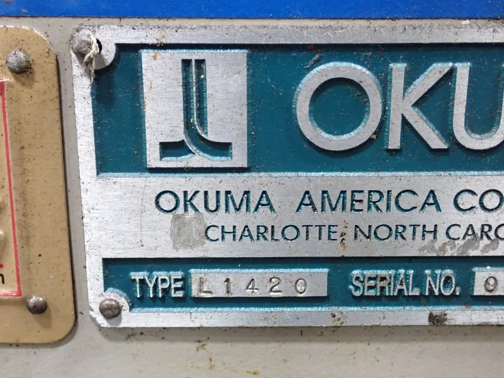 Okuma Cnc Lathe - L1420