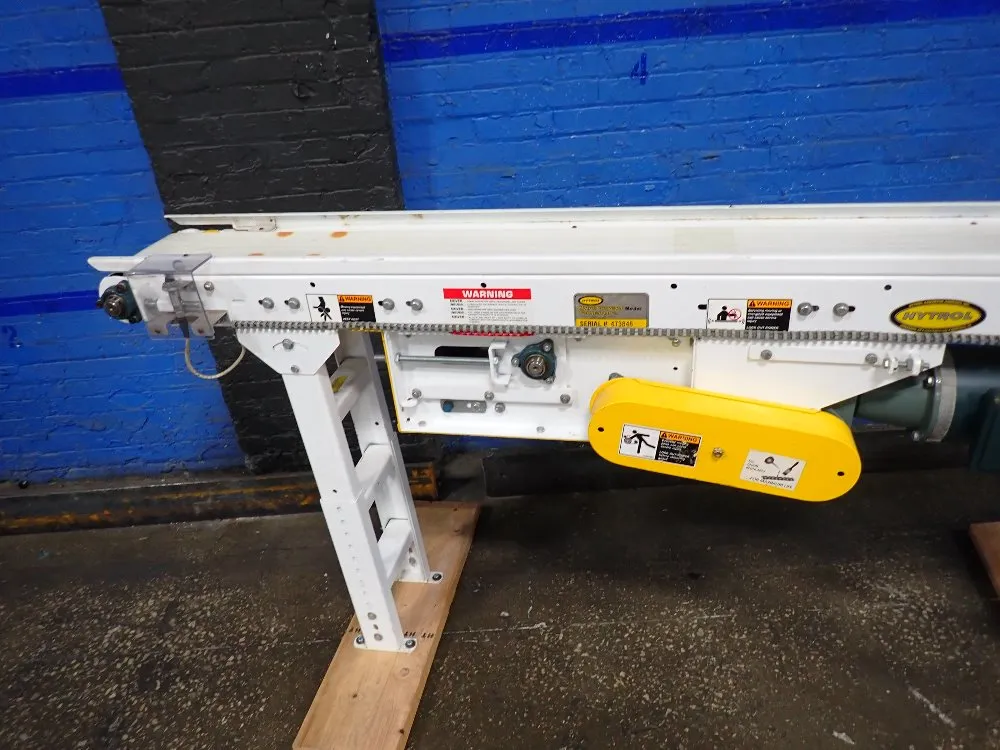 Hytrol 6" X 94" Power Belt Conveyor