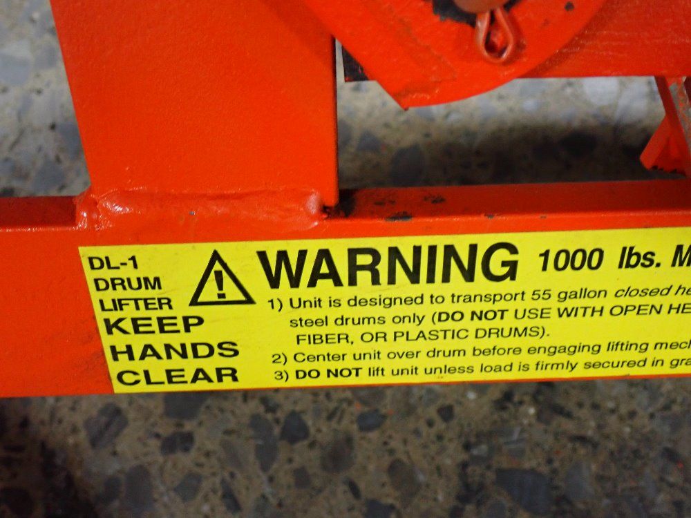 Wesco 1000 Lbs Max 55 Gallon Drum Transport
