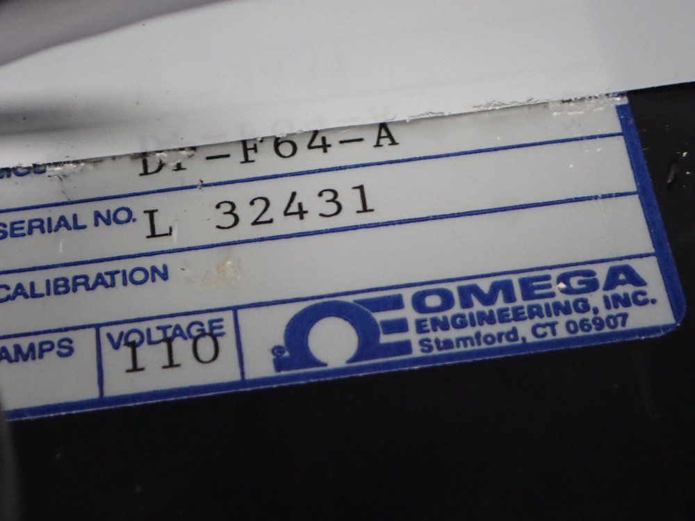 Omega Lvdt Signal Conditioner Control Box - Dp-f64-a