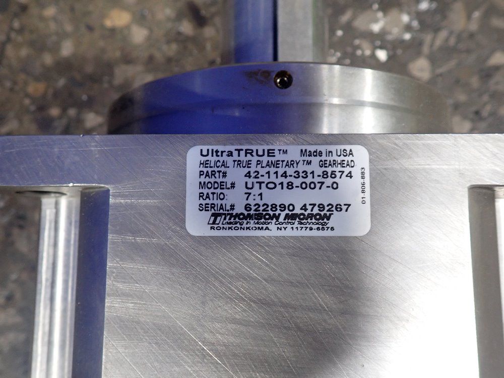 Ultra Ture/thomas Micron 7:1 Ratio Gear Drive - Ut018-007-0/ultra True