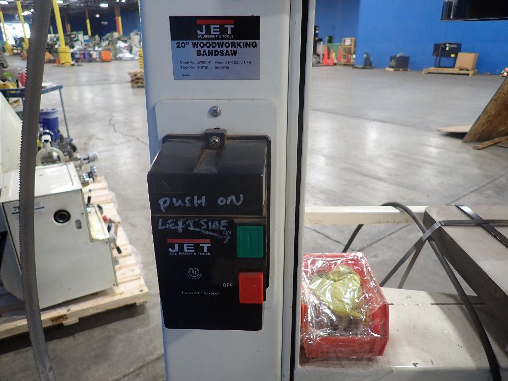 Jet Equipment & Tools 20" Woodworking Bandsaw - Jwbs-20