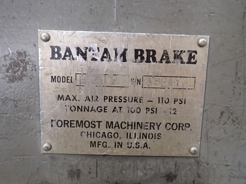 Bantam Brake Press - B212