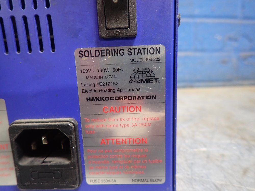 Hakko Corp Soldering Station - Fm-202