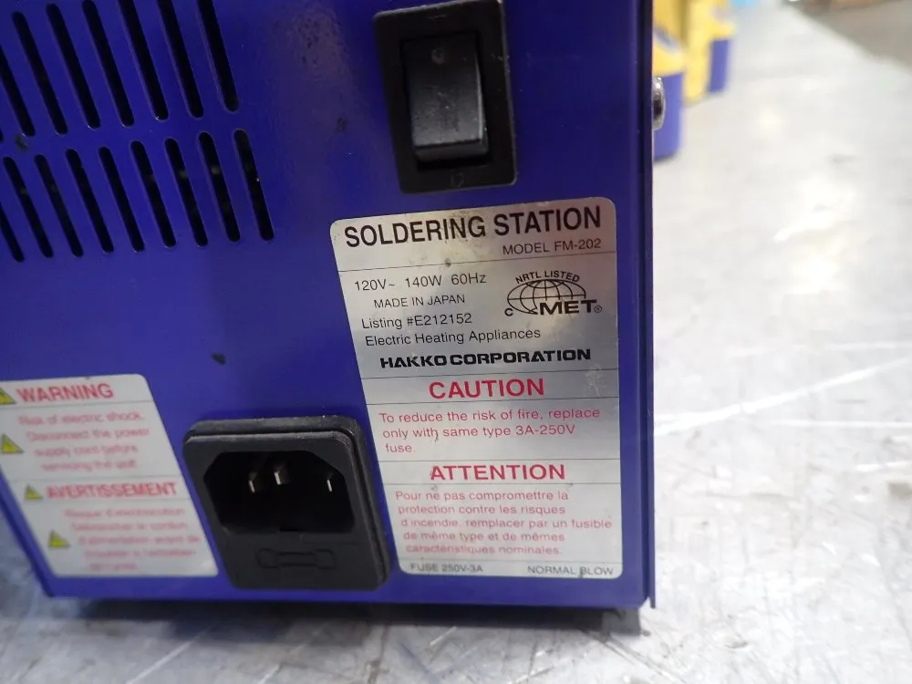 Hakko Corp Soldering Station - Fm-202