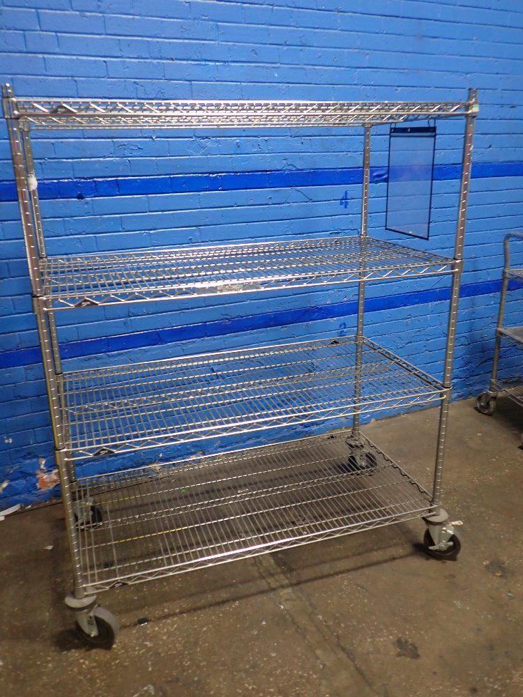 Metro 4 Shelves/24" X 48" Cart