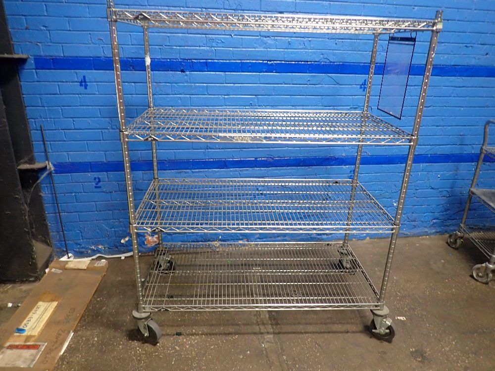Metro 4 Shelves/24" X 48" Cart
