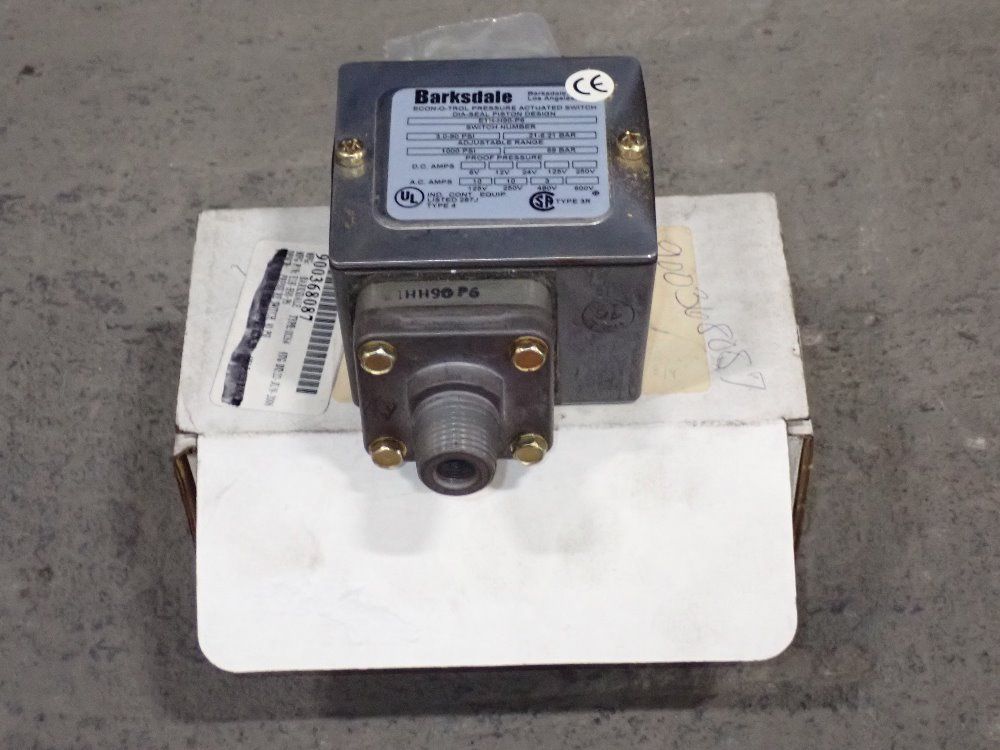 Barksdale Pressure Actuated Switch - Eih-h90-p6