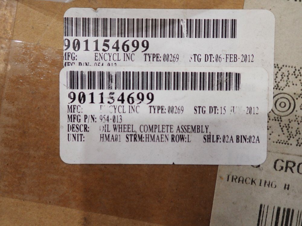 Encycl Inc Oil Wheel Assembly - 954-013