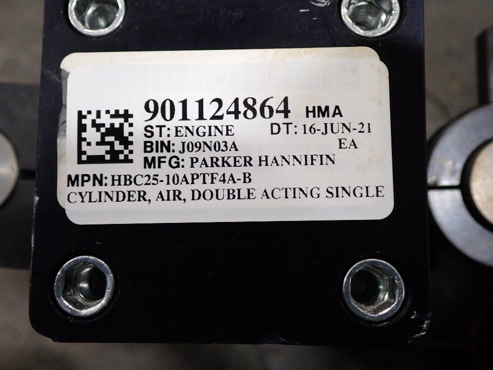 Parker Double Air Cylinder - Hbc25-10aptf4a-b