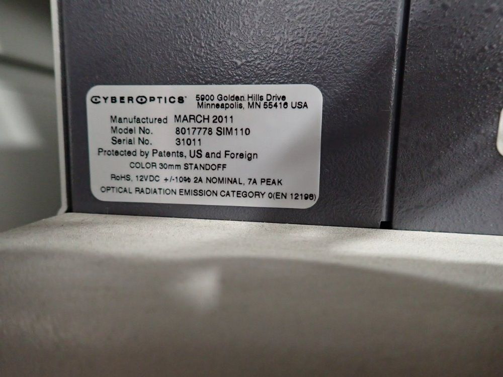 Cyberoptics Inspection System - Qx500-l/8017926