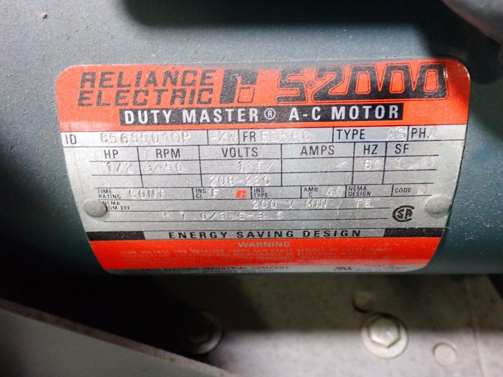 Reliance Electric 1/2 Hp Blower