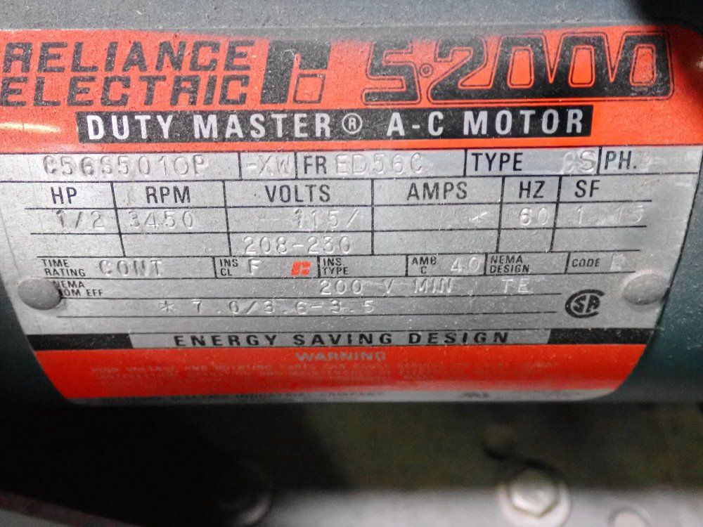 Reliance Electric 1/2 Hp Blower