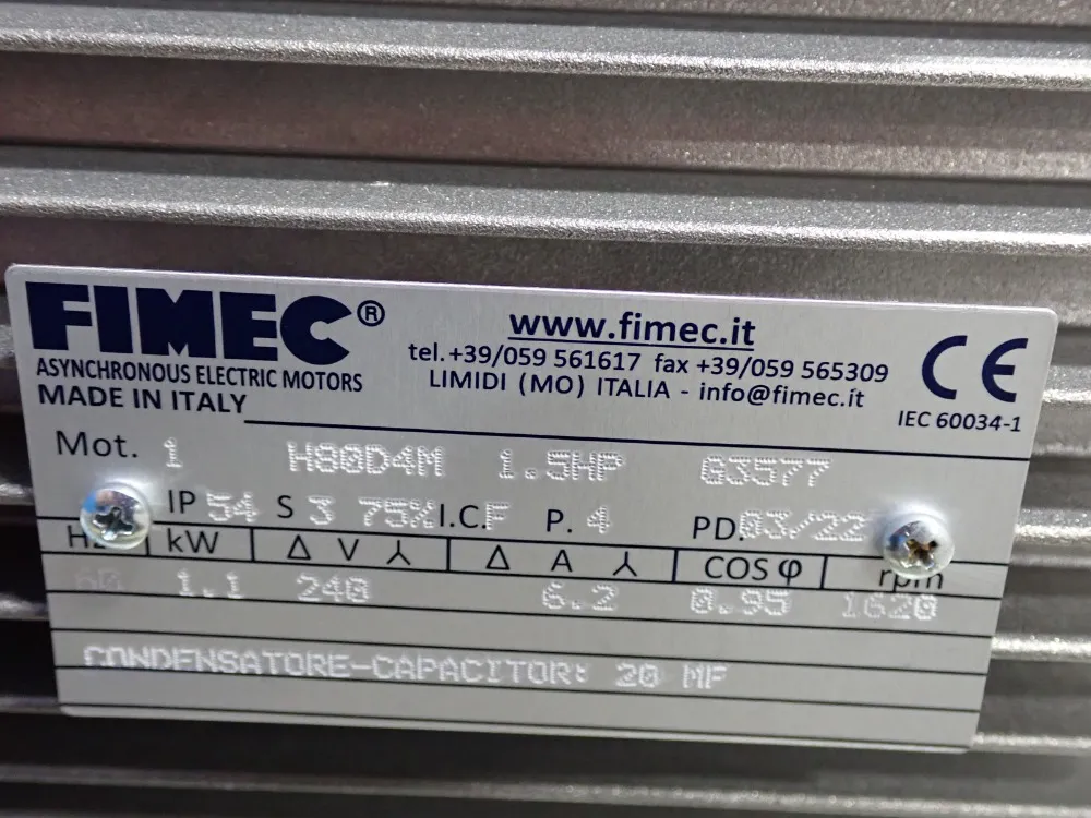 Fimec 1 Phase Asynchronous Motor