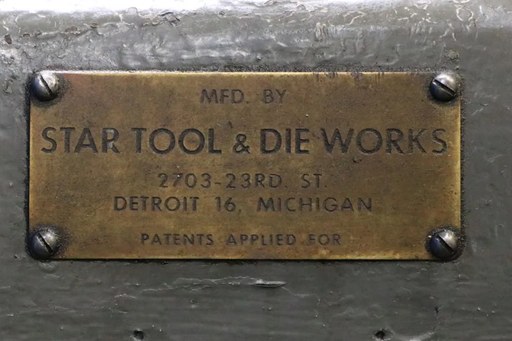 Star 1950 Star T50 Facing Lathe