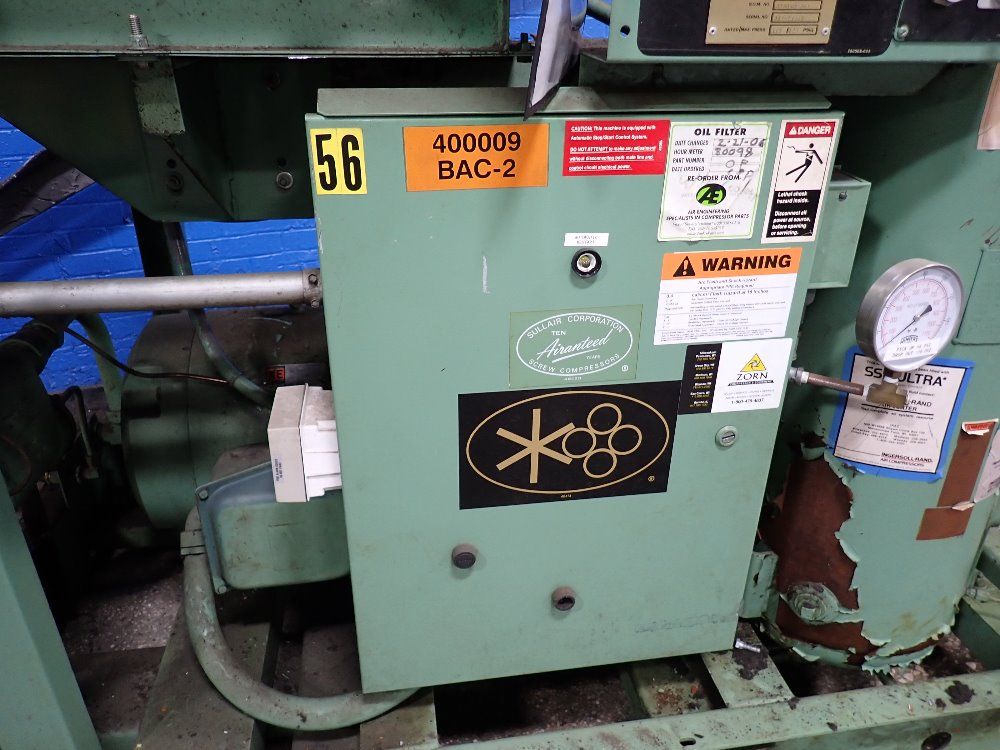 Sullair 50 Hp 50 Hp Air Compressor - 12b-50h Acac