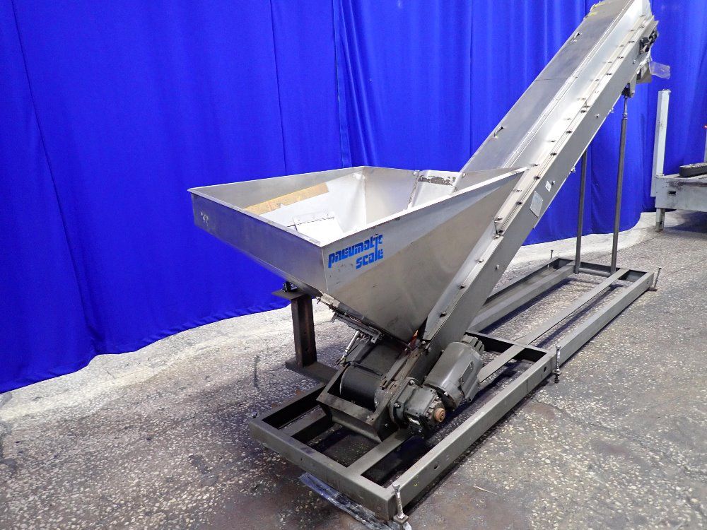 Pneumatic Scale Incline Belt Conveyor Hopper Stainless Steel
