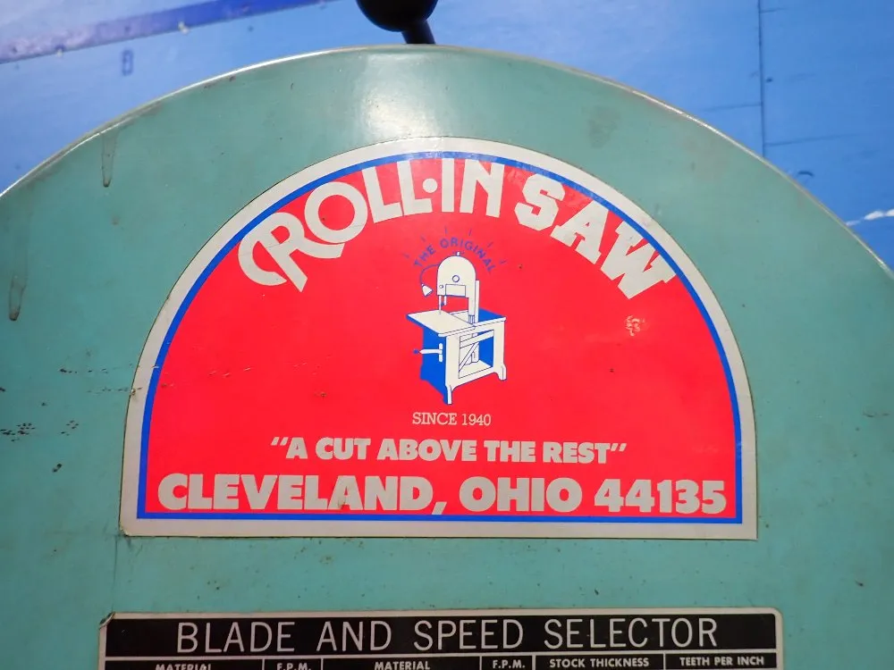 Rollin Saw Rollin Saw 12 Vertical Band Saw