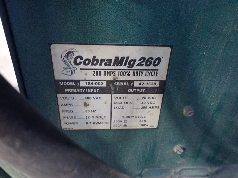 Mk Products Cobramig 260 Welder With Gun