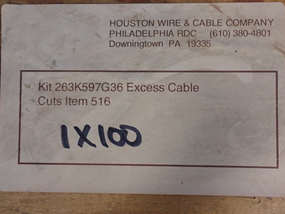 Houston Wire Cable - 263k597g36