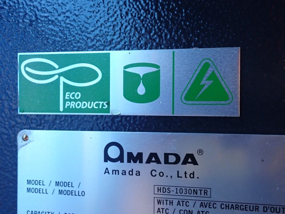 Amada 120"x100 Tons 2014 Amada Hds-1030ntr Cnc Press Brake - Hds-1030ntr